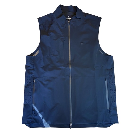 NEW! G/FORE MENS XL Full Zip Weather Resistant Repeller Performance Vest $295